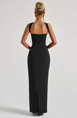Yulia Maxi Dress - Black