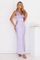 Crystal Luxe Satin Maxi Dress