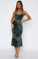 Tropic Like It's Hot Midi Dress Mystic Blossom