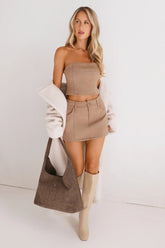 Luxe Teddy Coat Beige