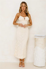 Iconic In Style Lace Midi Dress