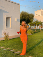 Ciaran Maxi Dress Orange