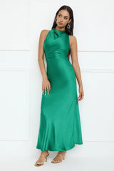Eden Satin Maxi Dress