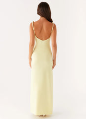 Anastasia Maxi Dress - Yellow