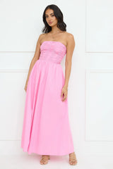 Luciana Strapless Maxi Dress