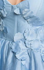 Amalie The Label - Lilou Flower Detail Corset Mini Dress