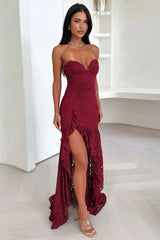 Everdine Maxi Dress - Burgundy