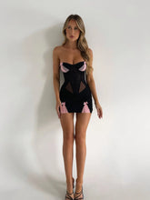 Meredith Strapless Mini Dress Black