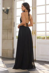Luxuriously Stylish Halter Maxi Dress