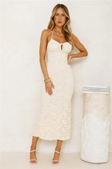 Iconic In Style Lace Midi Dress