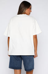 Got That Glow Oversized Tee White