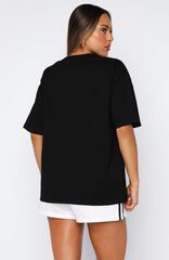 11th Street She's So Lucky Oversized Tee Licorice