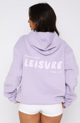 Leisure Series Oversized Hoodie Lavender