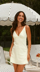 Halina Mini Dress - Yellow