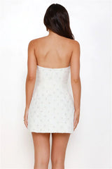 Palace Promenade Strapless Mini Dress White