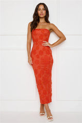 Crowned In Confidence Strapless Maxi Dress