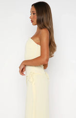 Bye Girl Strapless Bustier Butter