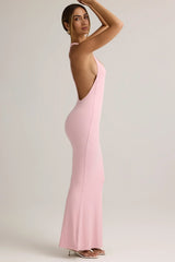 Modal Racerback Maxi Dress in Baby Pink