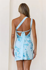 Petal Shores One Shoulder Mini Dress