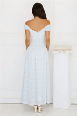 Soft Serve Off Shoulder Maxi Dress