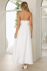 Dancing In Magic Strapless Maxi Dress