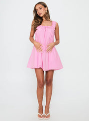 Swing Mini Dress Pink