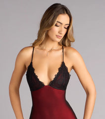 All Eyes Lace Trim Mermaid Maxi Dress