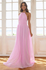 Luxuriously Stylish Halter Maxi Dress