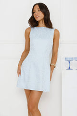 Lagoon Waves Mini Dress