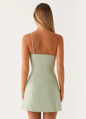 Sweetpea Mini Dress - Sage