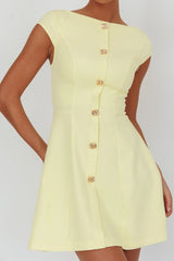Rebel Cap Sleeve Mini Dress Butter