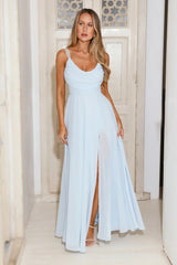 Frosted Bloom Maxi Dress