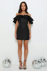 Love On Lock Off Shoulder Mini Dress