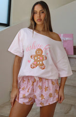 Sweetheart Pyjama Short Gingerbread Twist