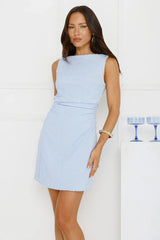 Pastel Sky Mini Dress
