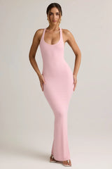 Modal Racerback Maxi Dress in Baby Pink