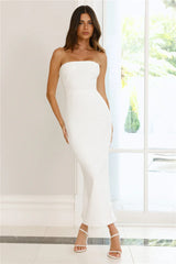 Serenade Of Love Strapless Maxi Dress