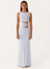Karma Maxi Dress - Blue