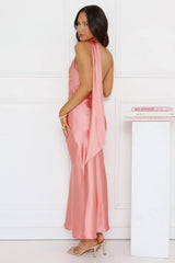 Kissed By Moonlight Satin Maxi Dress