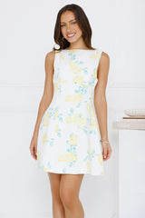 Rosy Horizon Mini Dress