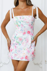 Serenade Of Blossoms Mini Dress