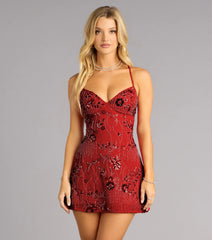 All Plans Approved Lace Up Mini Dress