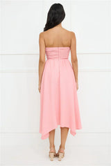 Saltwater Soul Strapless Midi Dress