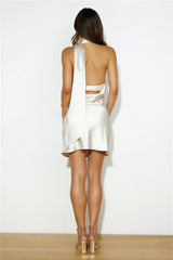 Hello Molly Luxe Arrival Satin Mini Dress