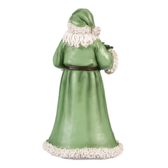 Shades of Green Garden Statue, Resin Statue, Santa, 12"H