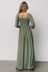 Giselle Maxi Dress | Eucalyptus