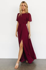 Naomi Short Sleeve Maxi Dress | Mulberry